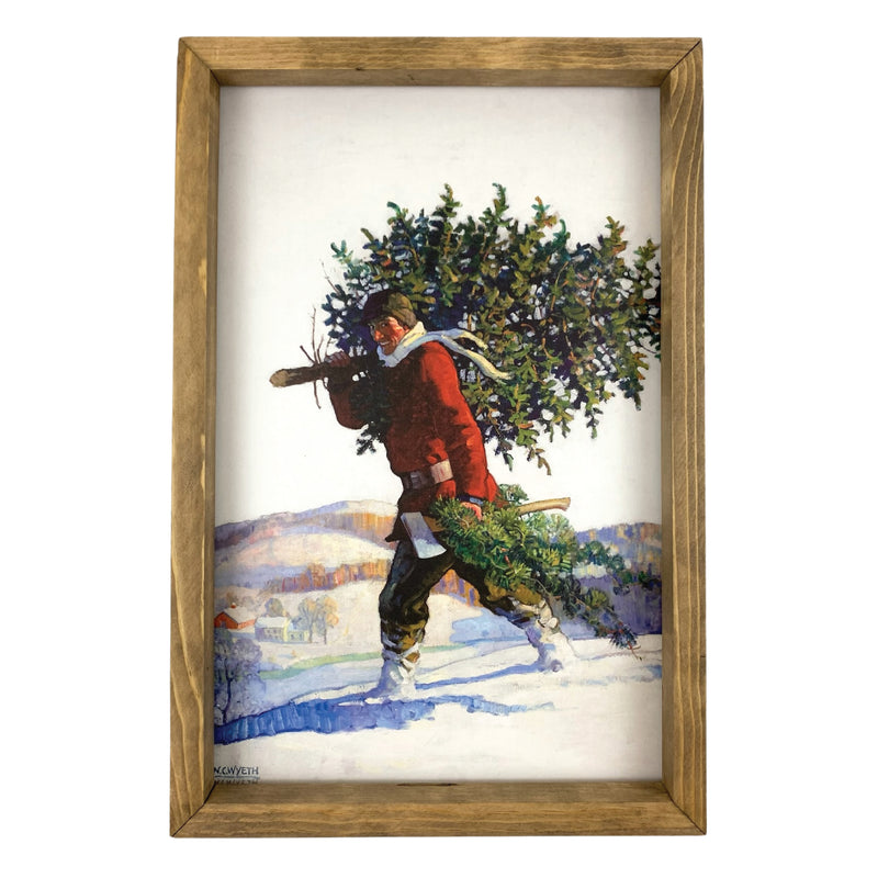 Christmas Tree Hunt <br>Framed Print