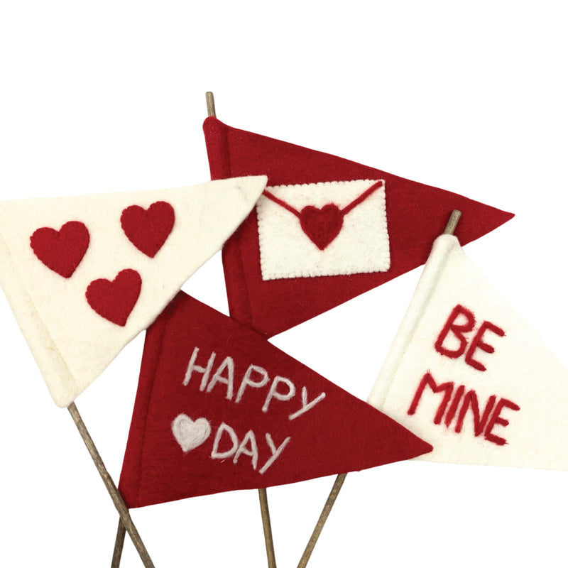 Love Letter Felt Flag