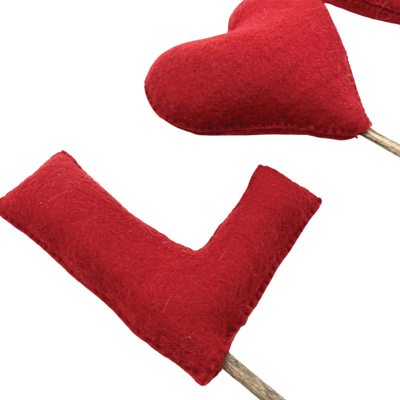 Love Felt Sticks