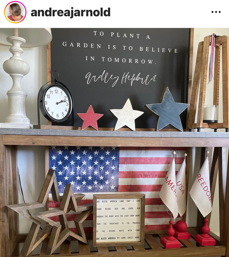 Solid Wood Star
