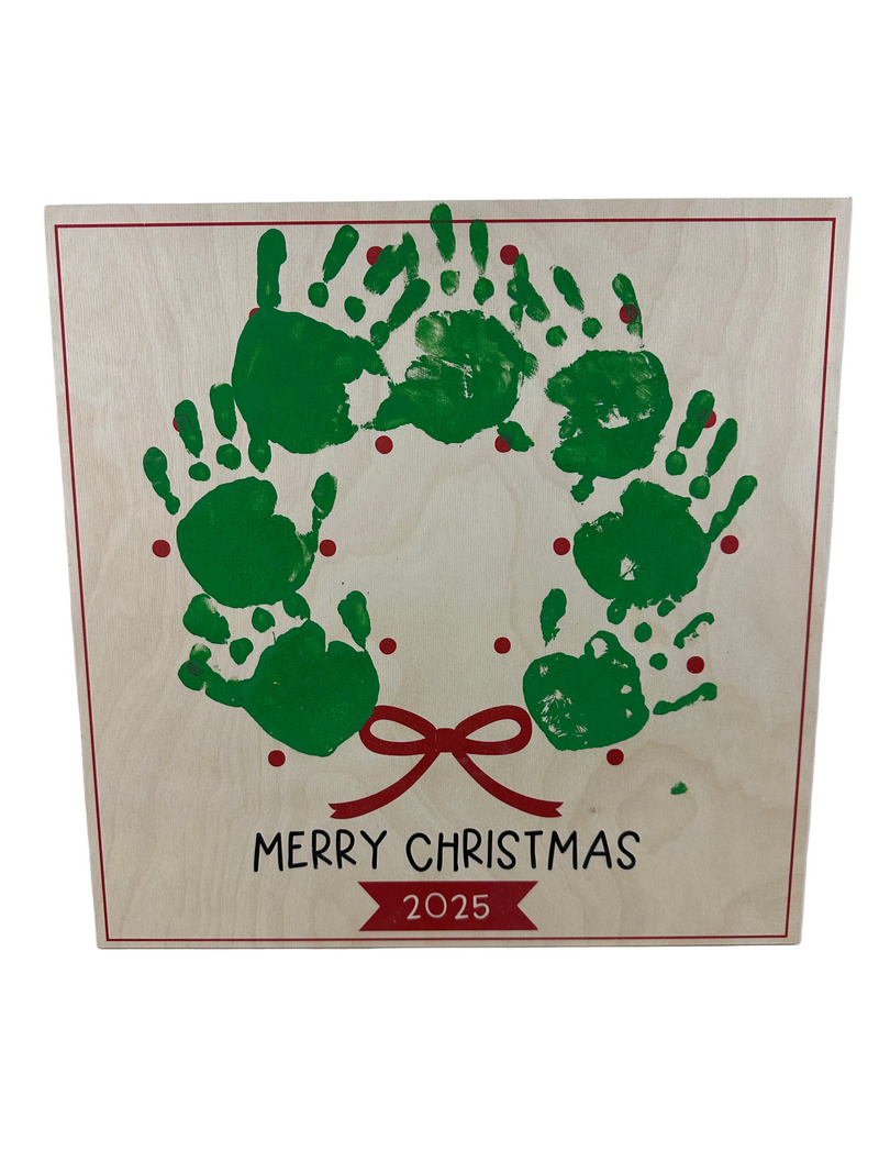 Wreath Holiday Hand Keepsake