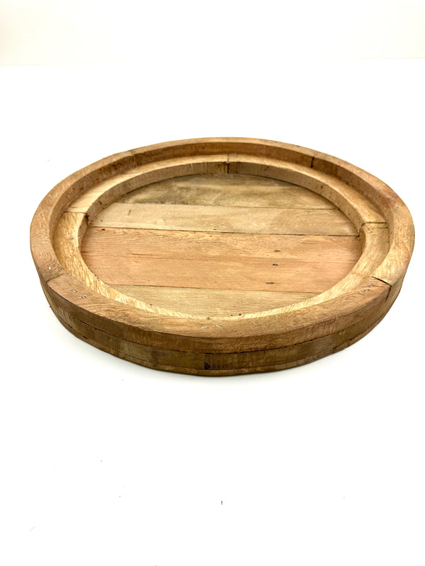 Round Wood Tray