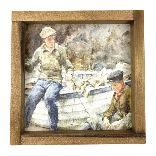 Bailing a Spiller <br>Framed Art