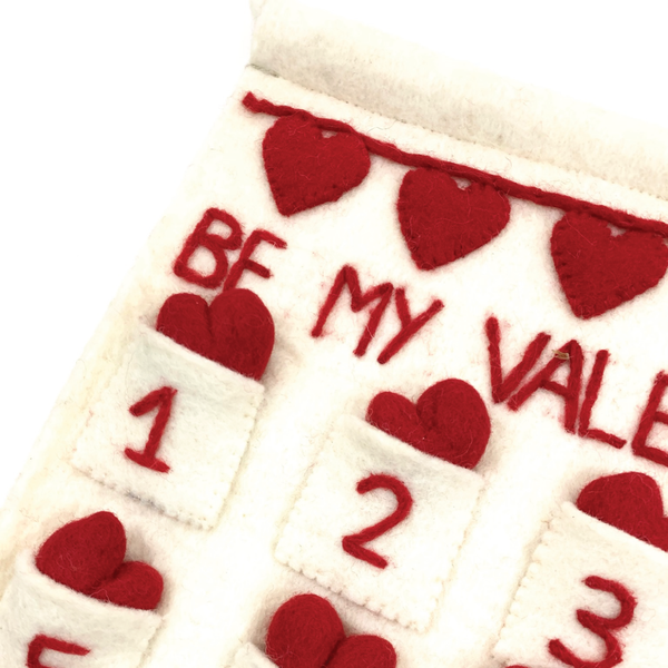 Be My Valentine Felt Advent