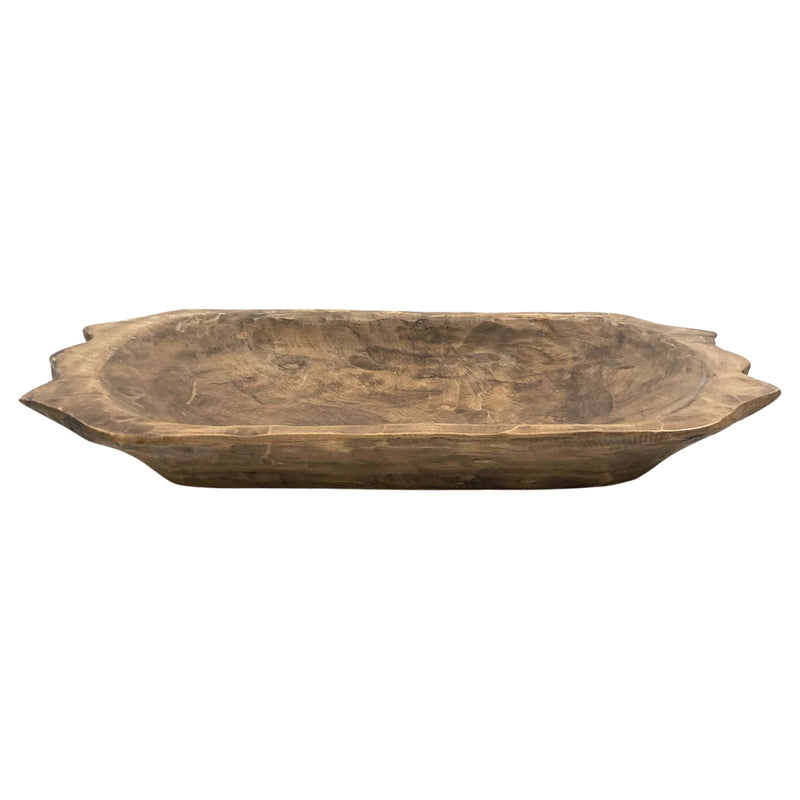 Carved Wood Tochi Bowl