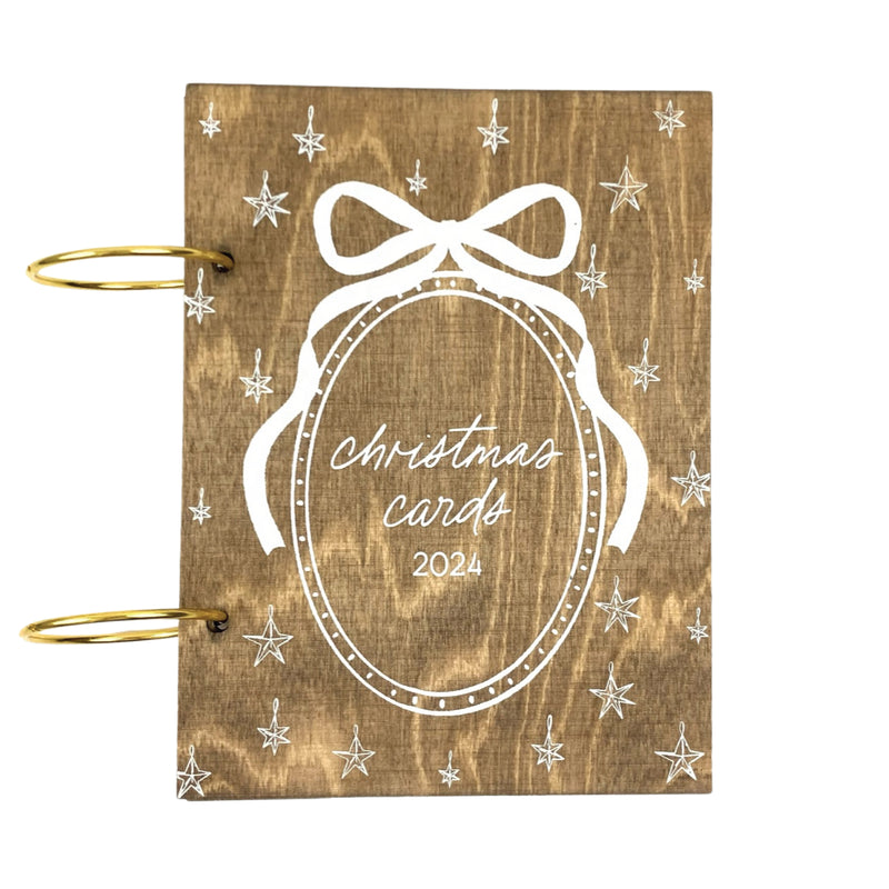 Bow Frame <br>Christmas Card Book