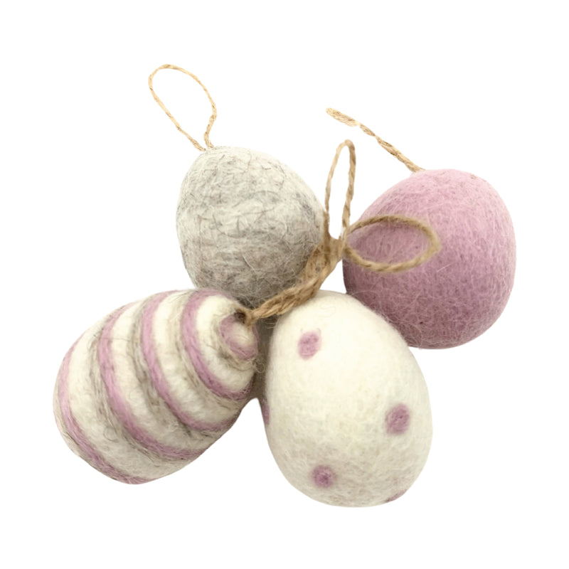 Felt Egg Ornaments