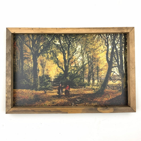 Wooded Scene <br>Framed Art