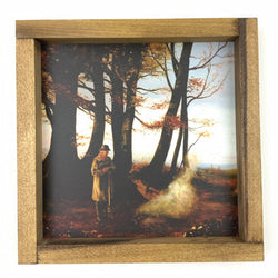 Fire in the Woods <br>Framed Art