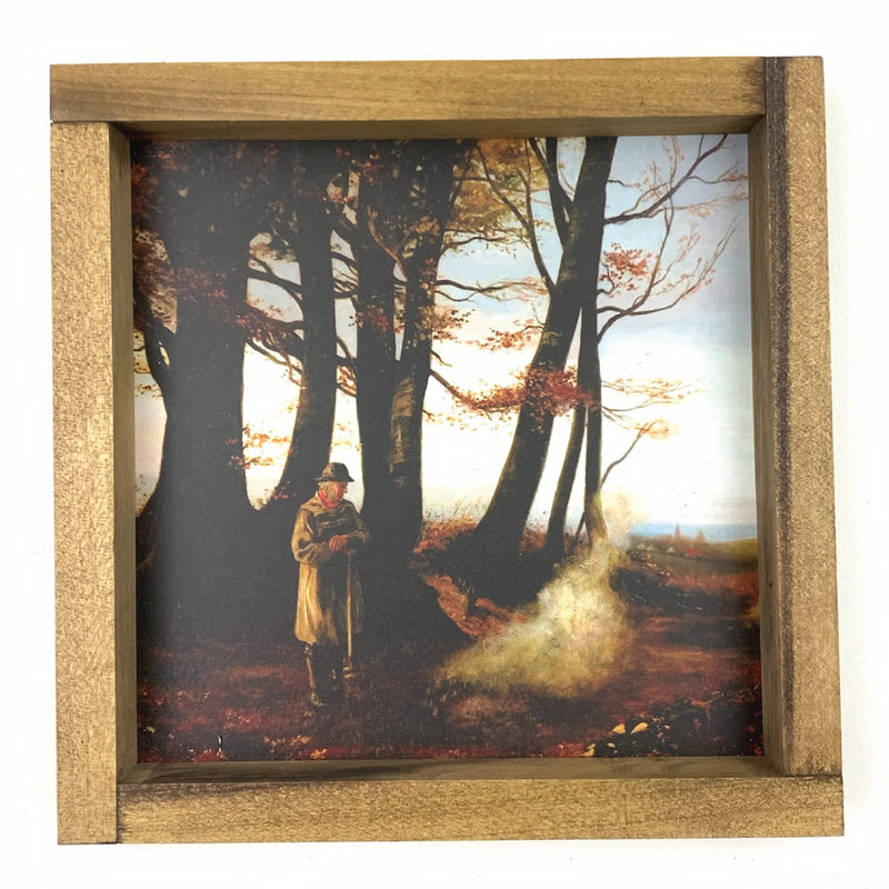 Fire in the Woods <br>Framed Art