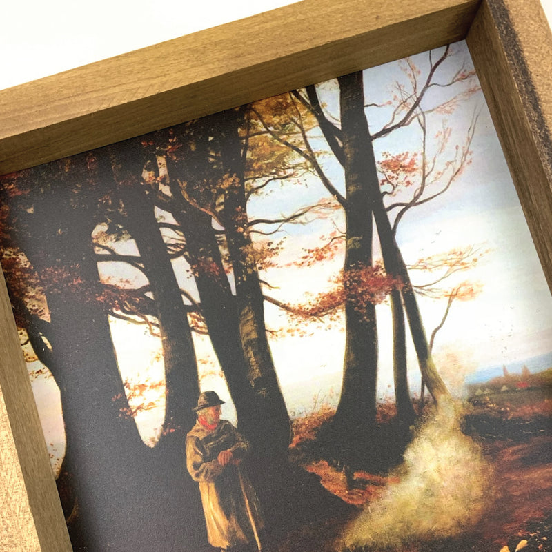 Fire in the Woods <br>Framed Art