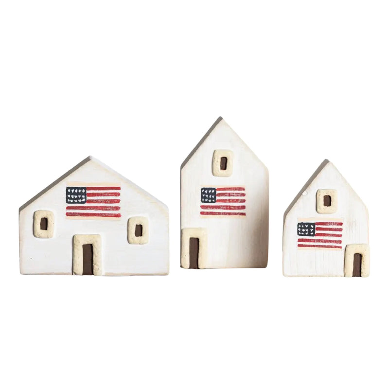 Patriotic Wood Houses