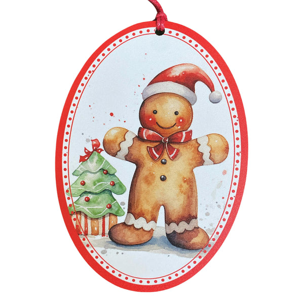 Gingerbread Man with Tree Ornament