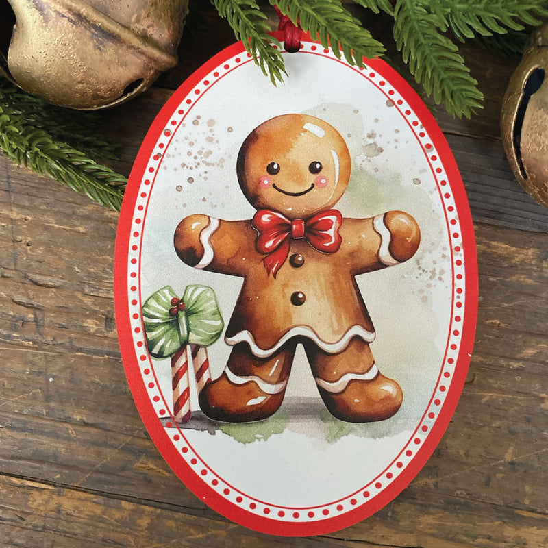 Happy Gingerbread Man Ornament