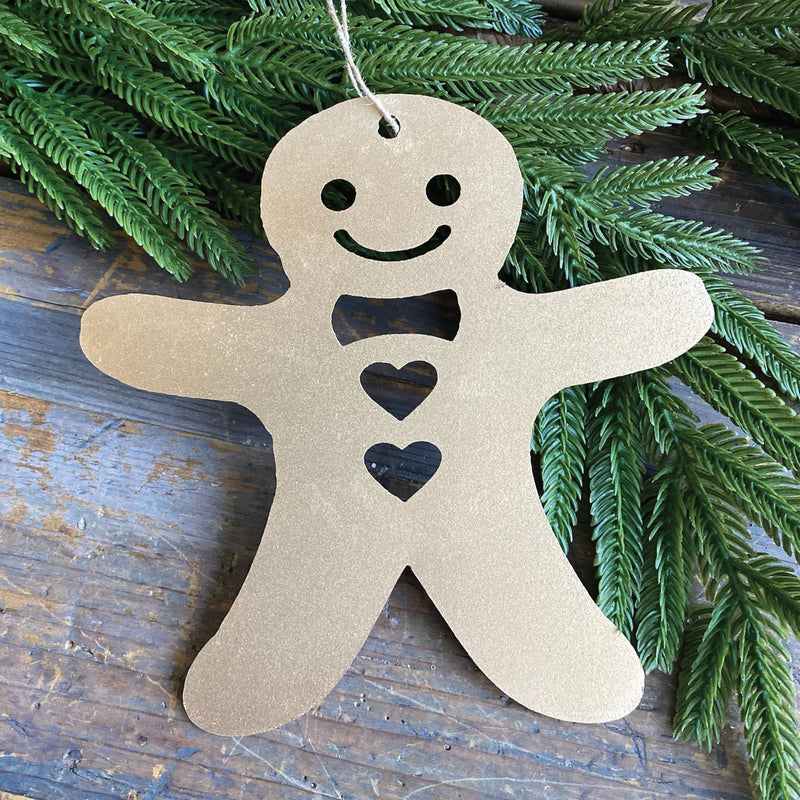 Cutout Gingerbread Man Ornament