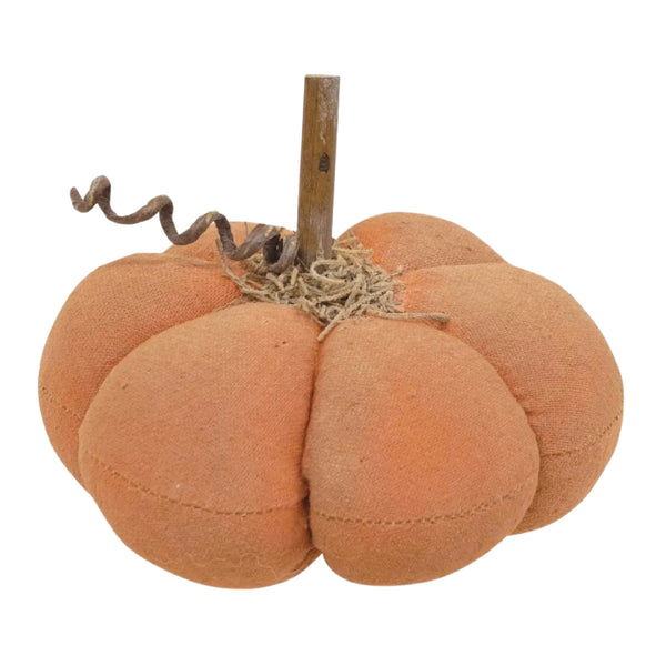 Distressed Fabric Pumpkin