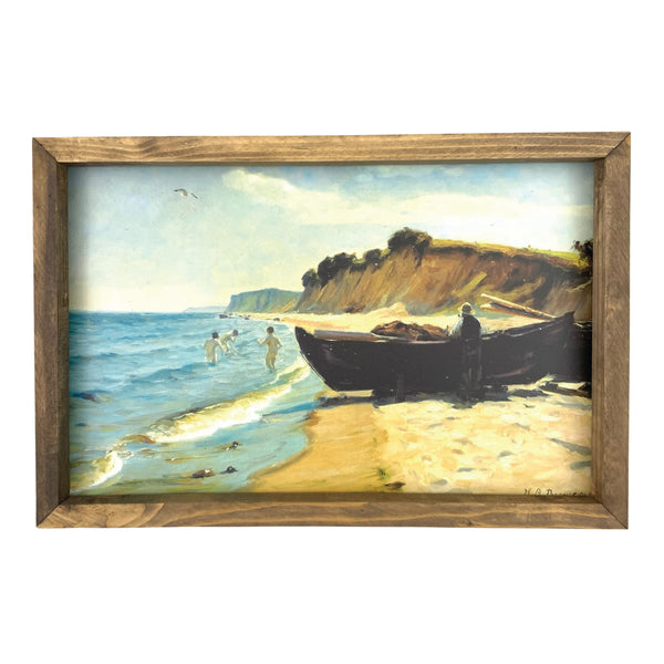 Summer Day at the Beach <br>Framed Art