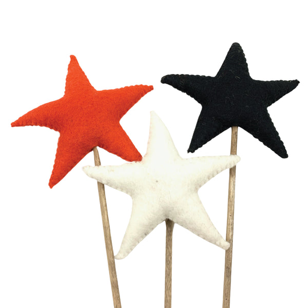 Halloween Felt Star Sticks