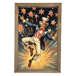 *SALE!* Uncle Sam Heel Click Framed Art