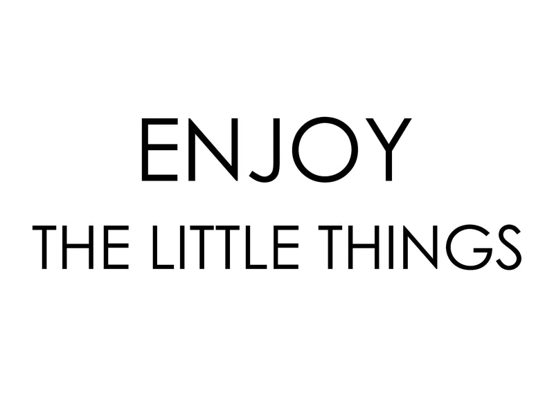 Enjoy the Little Things <br>Framed Saying