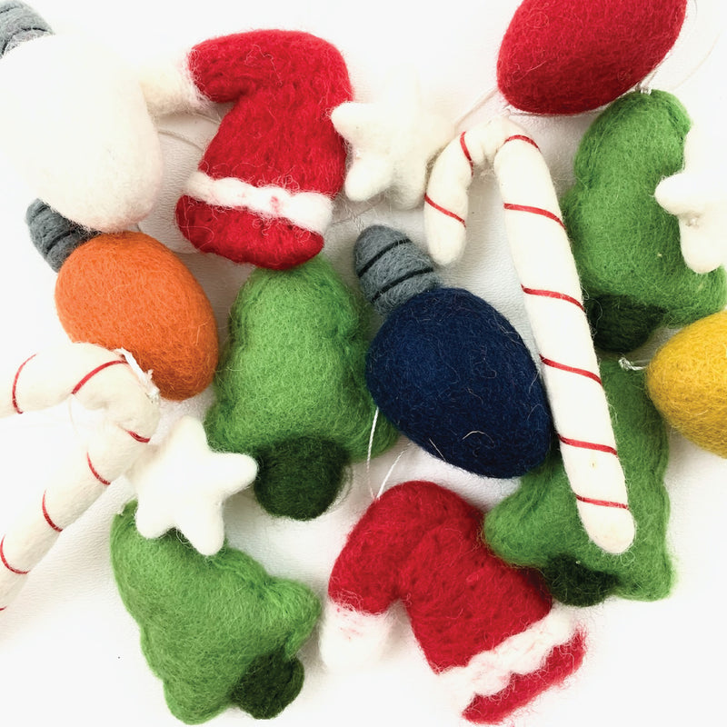 Felt Christmas Tree Ornaments