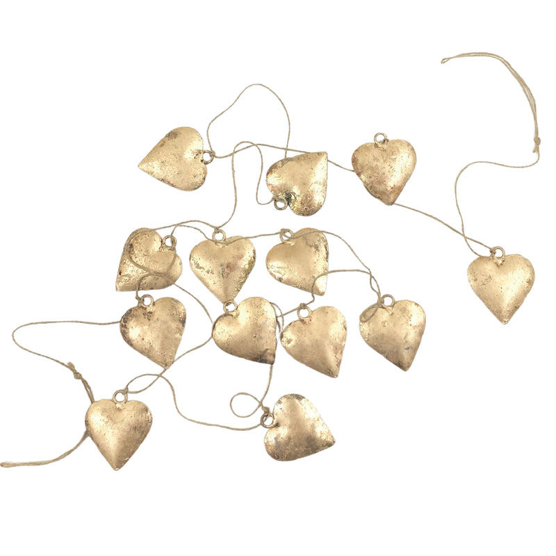 Metal Heart Garland