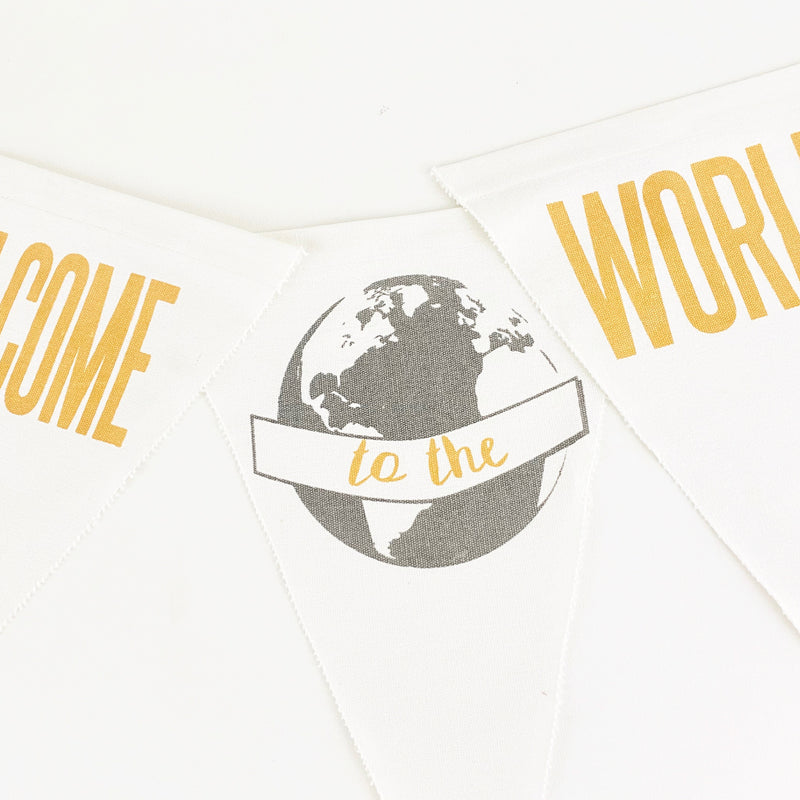 Welcome To The World Banner