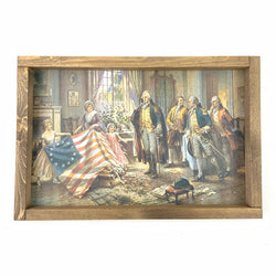 The First Flag Framed Art