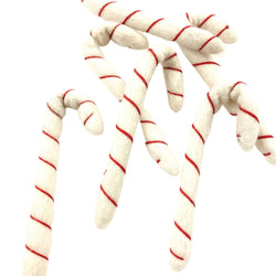 Felt Candy Cane Ornaments