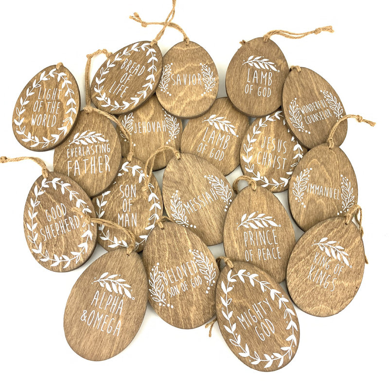 Names of Christ <br>Egg Ornament Set