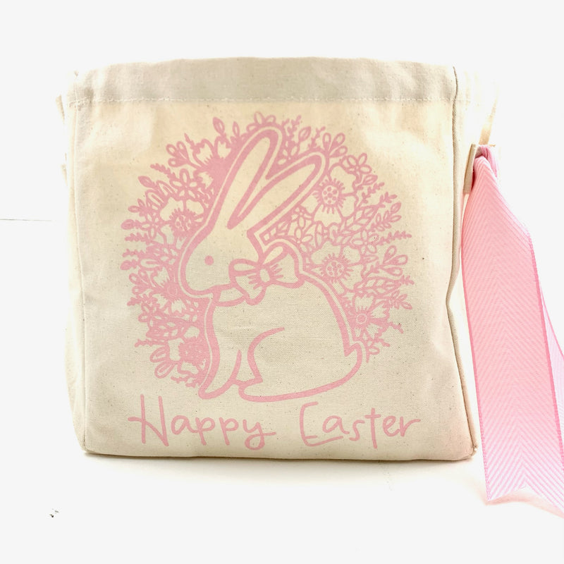 Happy Easter Bunny <br>Canvas Easter Basket