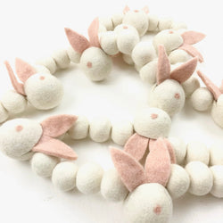 Felt Bunny Garland