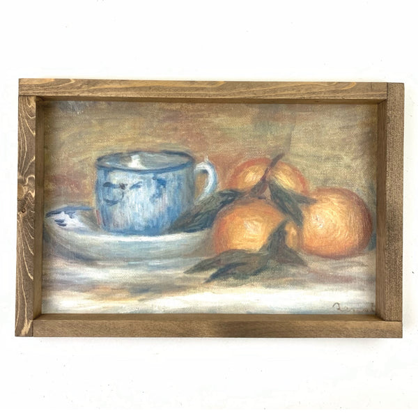 Still Life Fruit with Cup <br>Framed Art