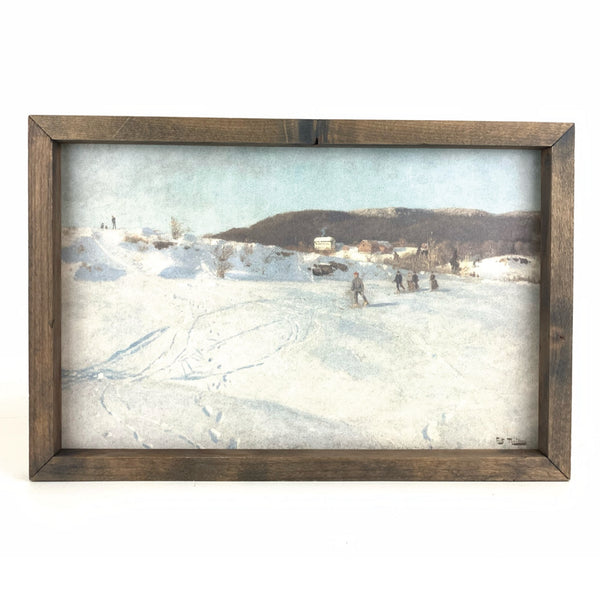 Snow Day <br>Framed Print