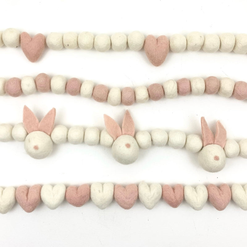 Felt Bunny Garland