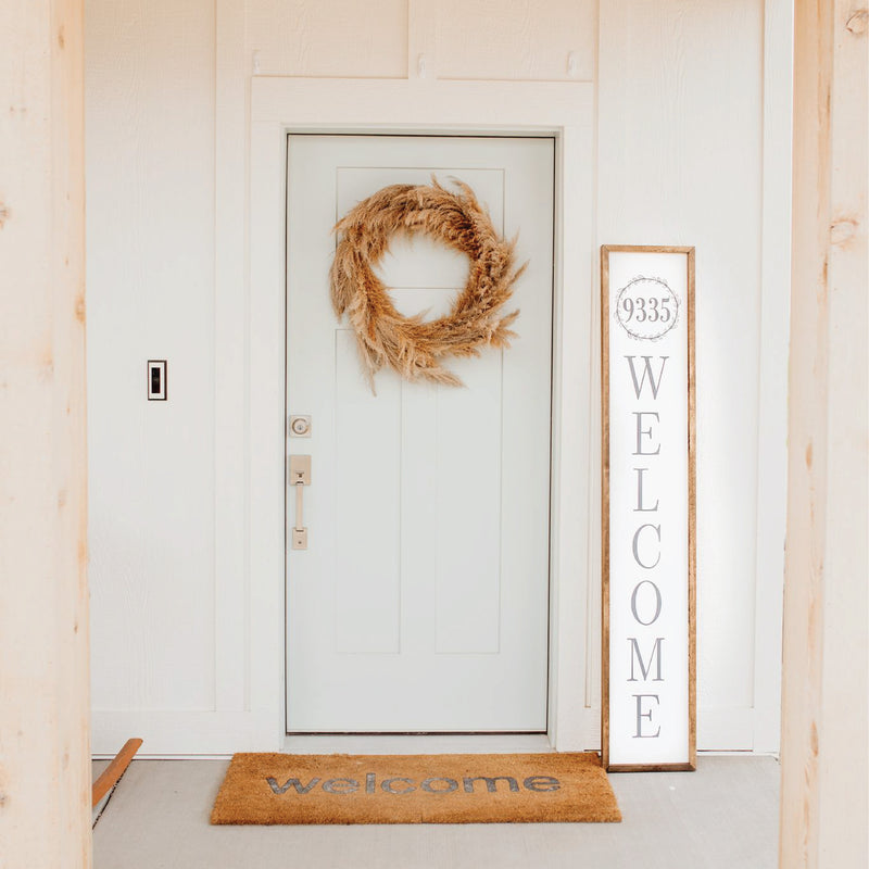 Personalized Address Welcome <br>Porch Board