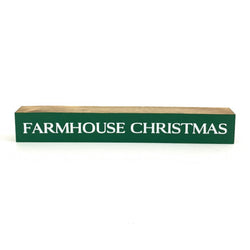 Farmhouse Christmas <br>Shelf Saying