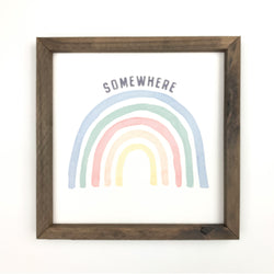 Somewhere <br>Framed Art