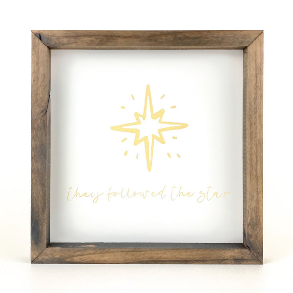 They Followed The Star <br>Framed Print