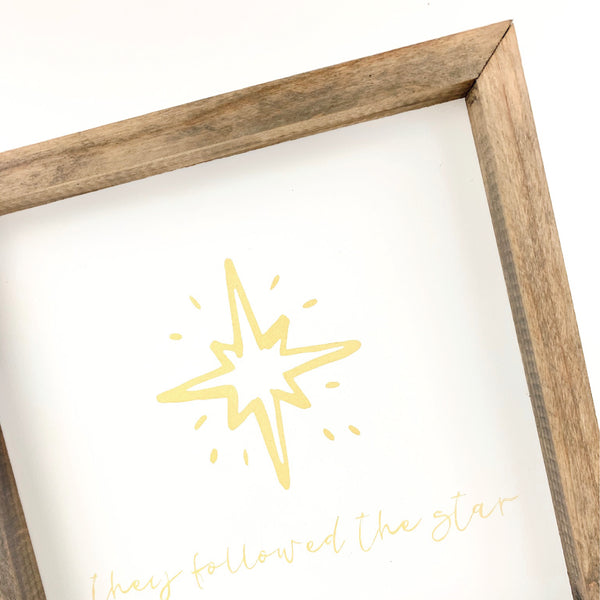 They Followed The Star <br>Framed Print