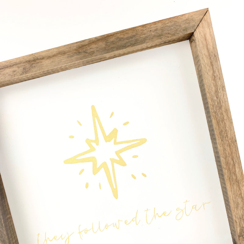 They Followed The Star <br>Framed Print