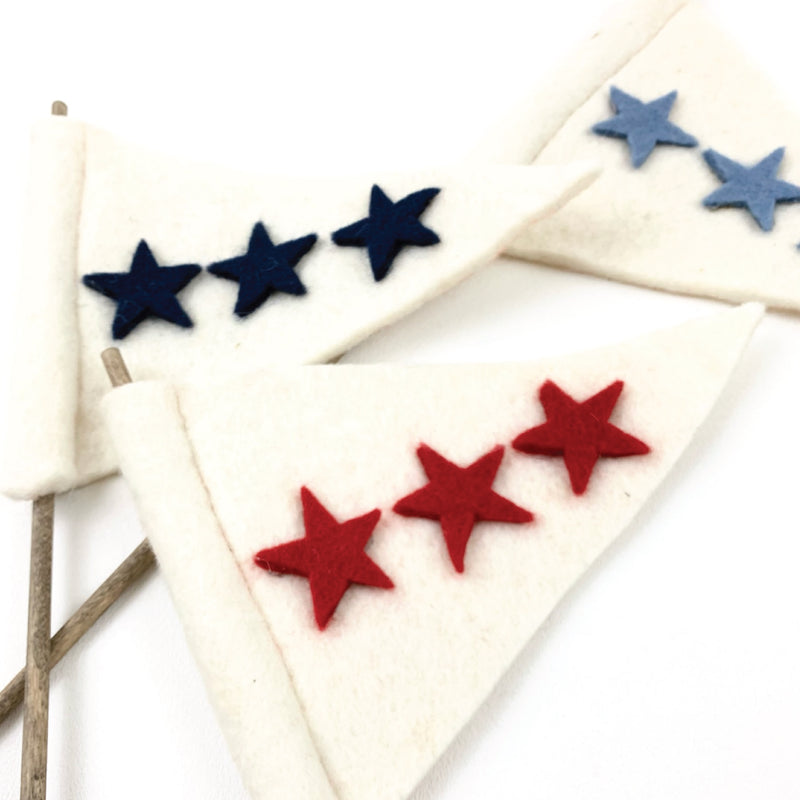 Stars Felt Flag