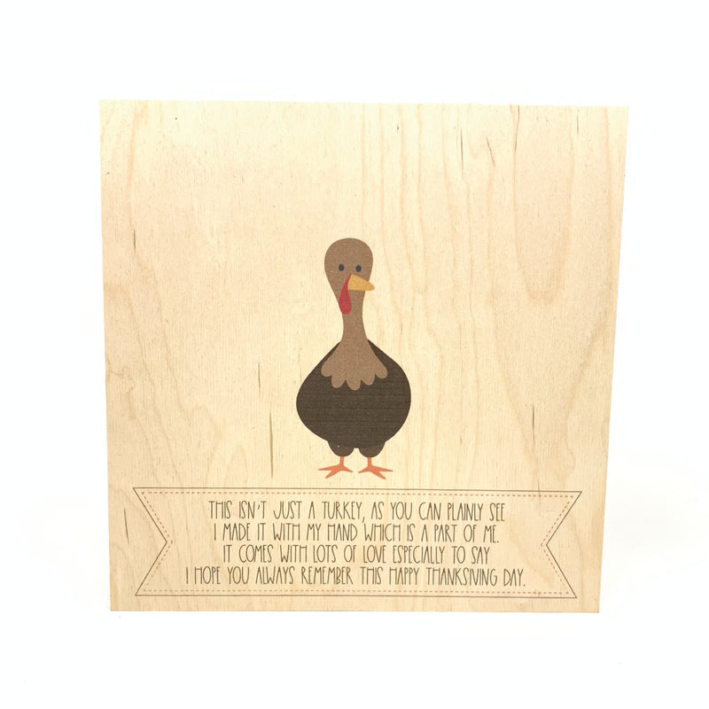 Turkey Holiday Hand Keepsake