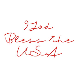 God Bless the USA Script