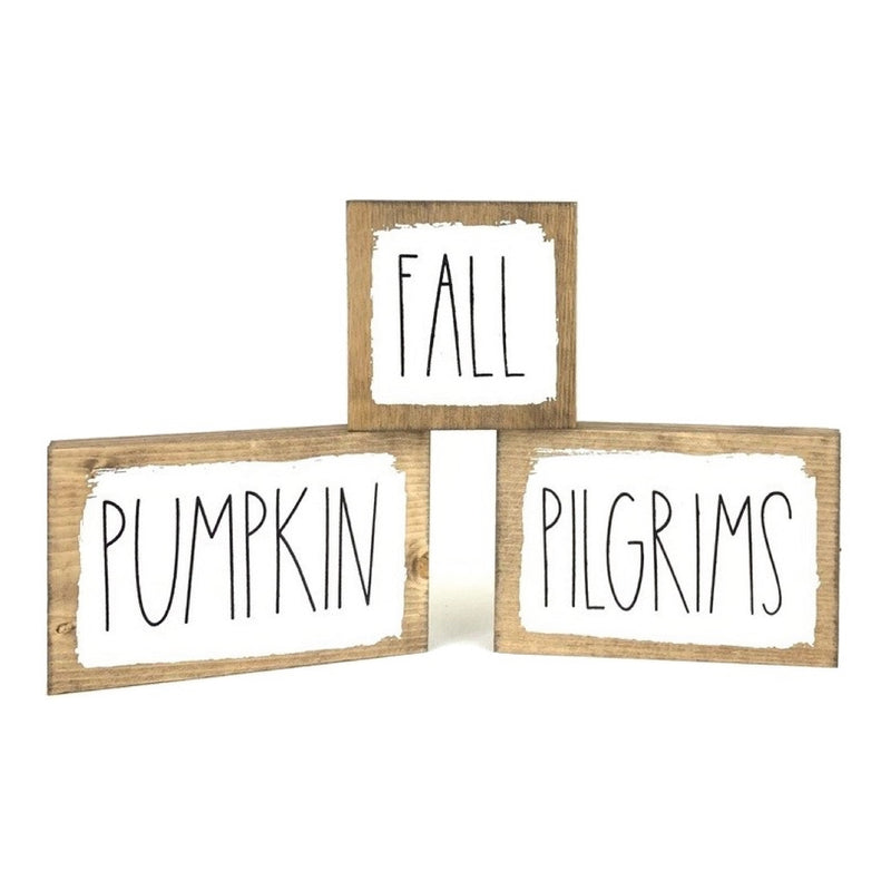 Fall Word Blocks