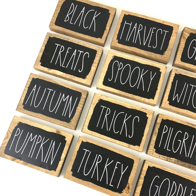 Fall Word Blocks