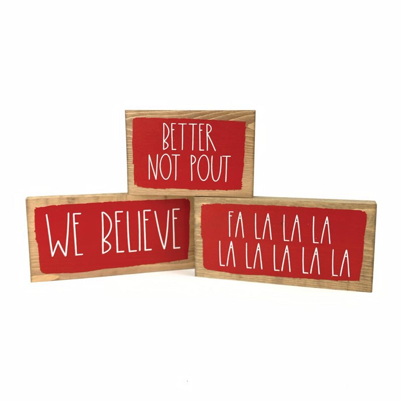 Christmas Word Blocks