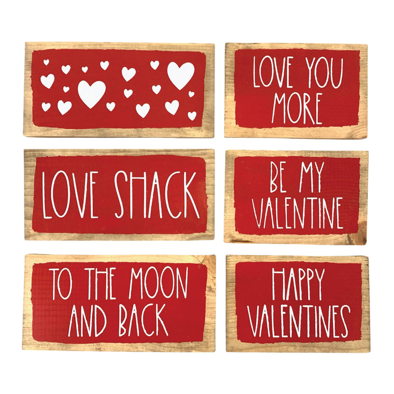 Valentines Word Blocks