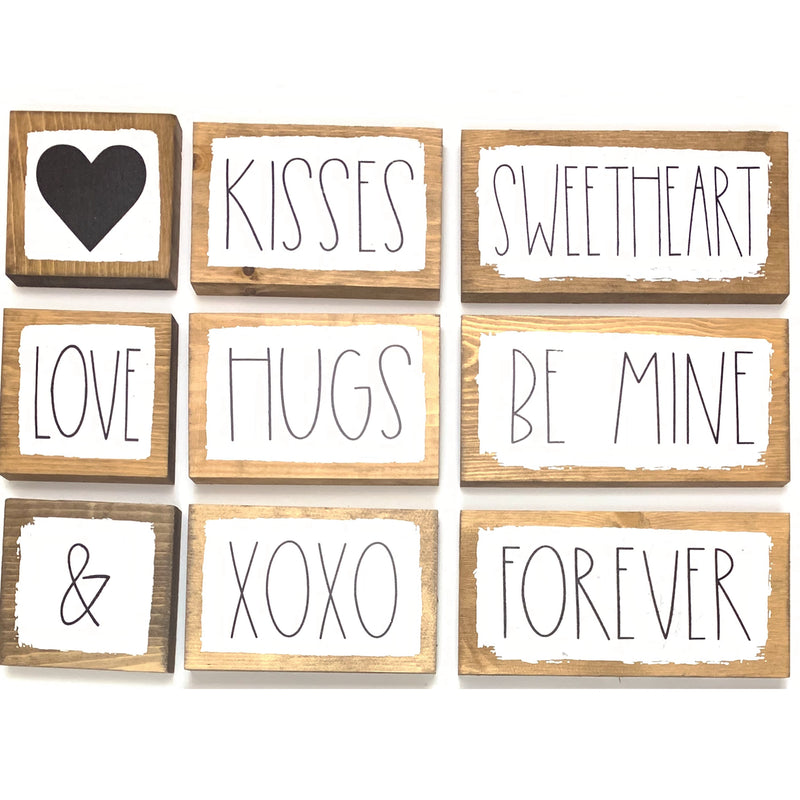 Valentines Word Blocks