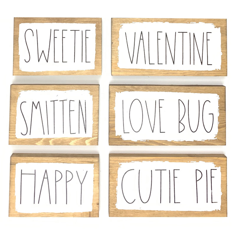 Valentines Word Blocks